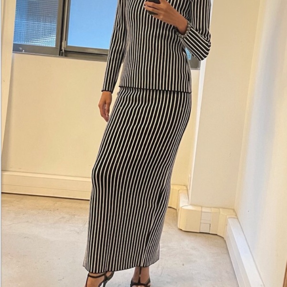 Christopher Kane Stripe Skirt and Top Set